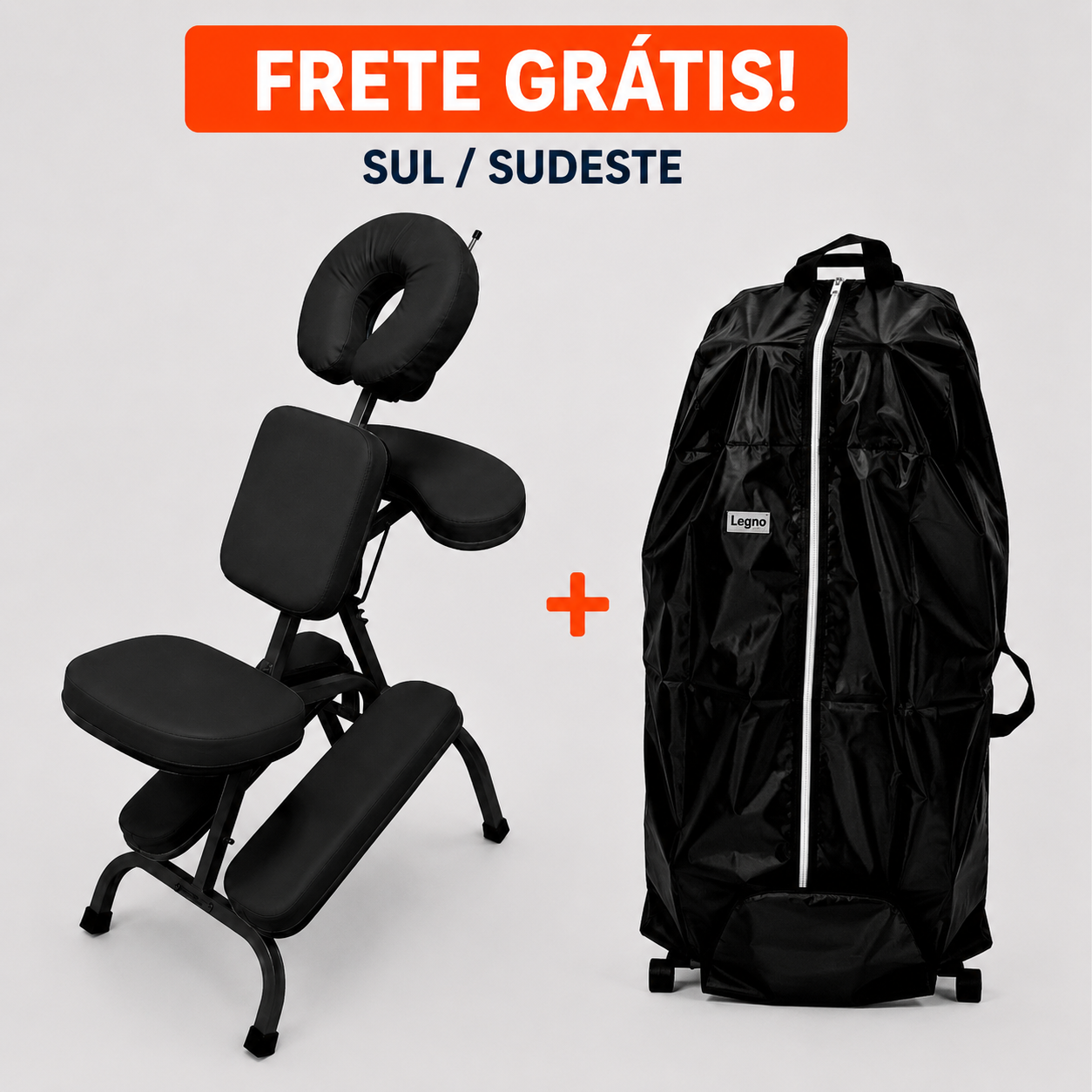 Cadeira Quick Preto + Bolsa para Transporte